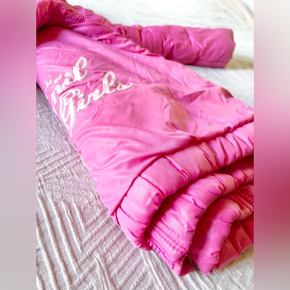 Detatchable Hood, Urban Down Lightweight Puffer Long Winter Coat, Rose Pink - Picture 6 of 16